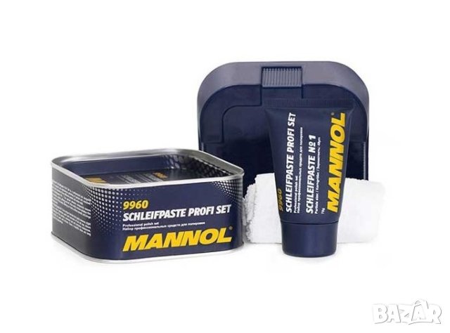 Паста за заличаване и полиране на дрaскотини комплект Mannol 