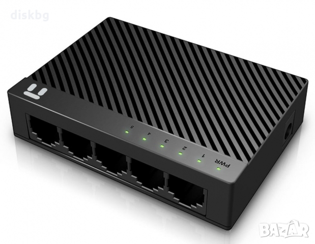 Нов Mini 5-port Switch Stonet ST3105C, LAN, Лан разклонител