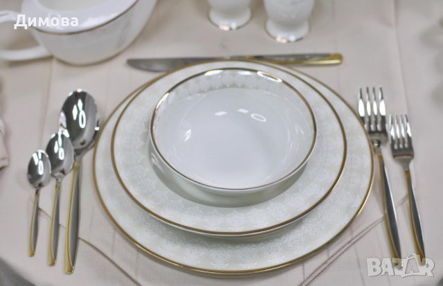 Сервиз за храна 37 части , снимка 5 - Сервизи - 40668711