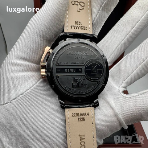 Mъжки часовник Jacob & Co. Opera Godfather с автоматичен механизъм, снимка 8 - Мъжки - 50616617
