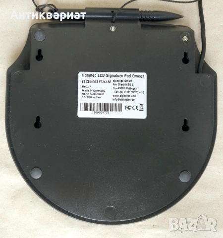 Таблет за подпис, цветен - signotec LCD Signature Pad Omega / Germany, снимка 3 - Друга електроника - 53696276