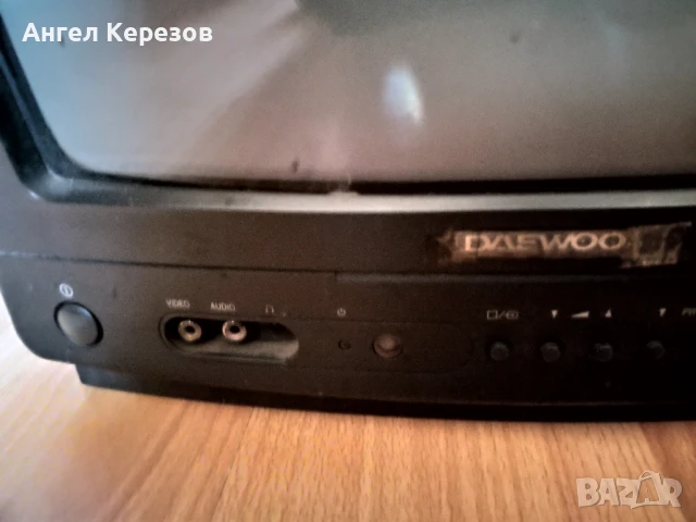 TV DAEWOO 14 инча с лек проблем за ремонт, снимка 2 - Части и Платки - 50519045