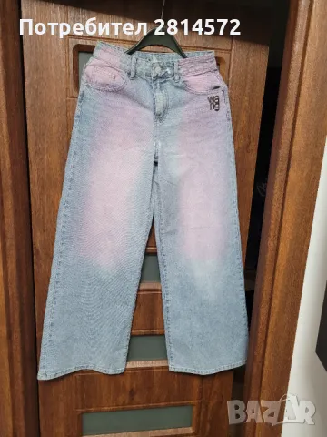 Нови дамски дънки с розов ефект на Wang