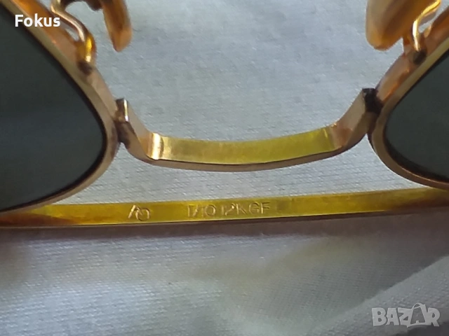 Оригинални пилотски слънчеви очила American Optical 12k GF, снимка 5 - Антикварни и старинни предмети - 53470007