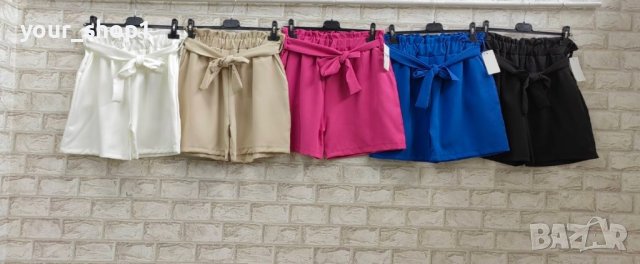 Дамски къси панталони висока талия , снимка 5 - Къси панталони и бермуди - 41019503