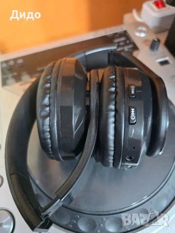 Блутут слушалки + AUX + jak 3,5 +слот за карта памет