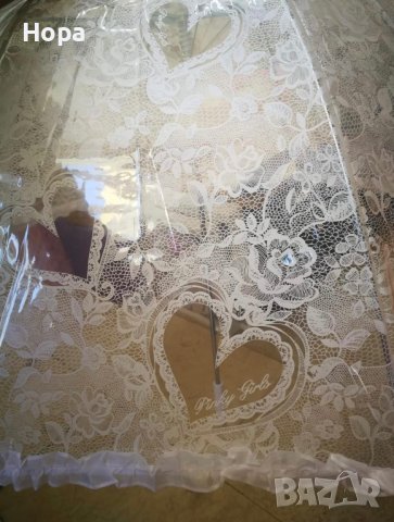 Бял силиконов чадър, снимка 4 - Други - 44462837