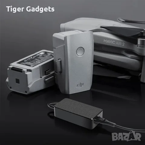 KFD A12-2-176003410 – 60W зарядно устройство за DJI Mavic 2 Pro, Mavic 2 Zoom и Mavic 2 Enterprise, снимка 4 - Дронове и аксесоари - 56043858