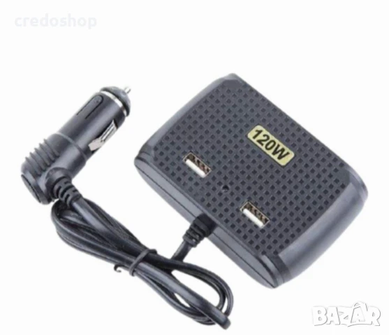 РАЗКЛОНИТЕЛ ЗА ЗАПАЛКА 12V / 24V 3 входа + 2 USB вход, снимка 2 - Аксесоари и консумативи - 51089042