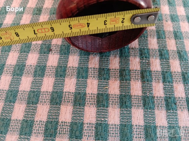 Голяма дървена солница 26см, снимка 5 - Прибори за хранене, готвене и сервиране - 42739884