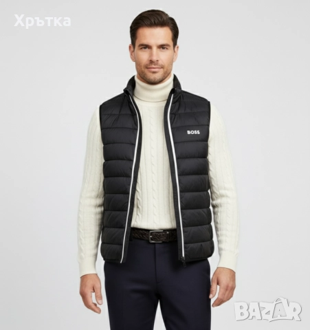 Hugo Boss V_Thor - Оригинален мъжки елек размер S, снимка 2 - Якета - 49850348