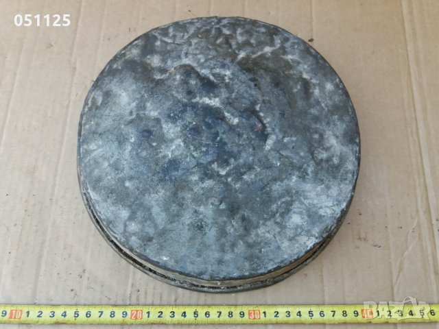 бакърена, медна кована възрожденска тавичка - Медвен , снимка 10 - Антикварни и старинни предмети - 36004839