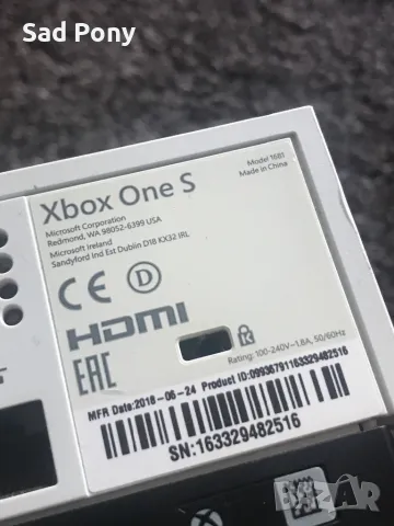 Xbox One S 1Т конзола, снимка 2 - Xbox конзоли - 50139201