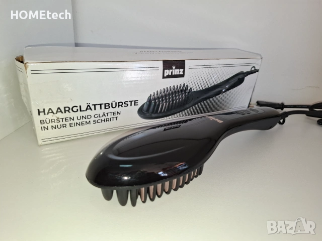 Четка за изправяне на коса  28W Prinz PZ-HGB1, снимка 3 - Преси за коса - 53652965