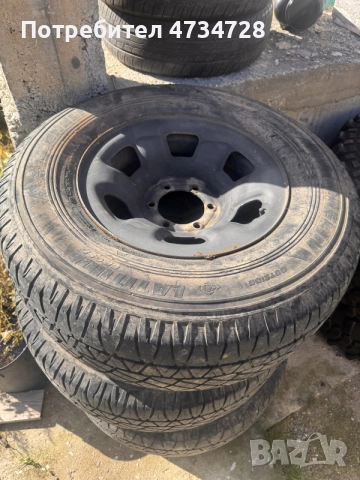 гуми с джанти 265/70 r16