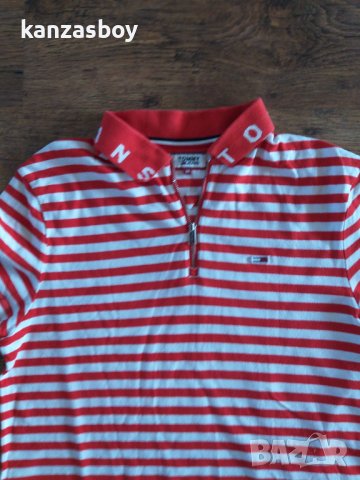 Tommy Hilfiger Jeans essential stripe polo dress relaxed fit - страхотна дамска рокля, снимка 8 - Рокли - 41580129