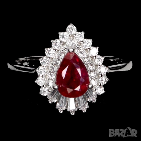 Сребърни пръстени с различни камъни, разгледайте ги всичките, снимка 15 - Пръстени - 52919950