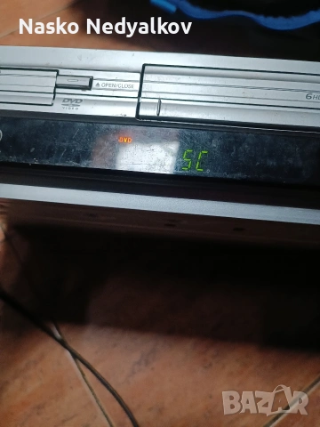 DVD+VHS, снимка 2 - Плейъри, домашно кино, прожектори - 53378805