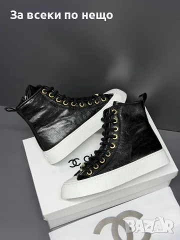 Chanel Кецове👟Дамски Маратонки👟Дамски Спортни Обувки Шанел - Различни Цветове Код SK2079, снимка 8 - Кецове - 55895267