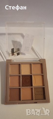 9 цвята сенки палитра, снимка 2 - Декоративна козметика - 34985419