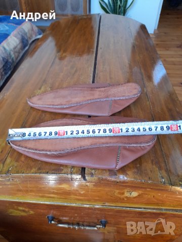 Стари дамски кожени пантофи,чехли #3, снимка 4 - Други ценни предмети - 33798574