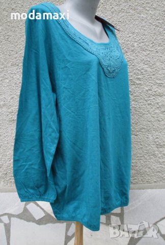 4XL  Нова блуза Sheego с дантела , снимка 4 - Туники - 40751297