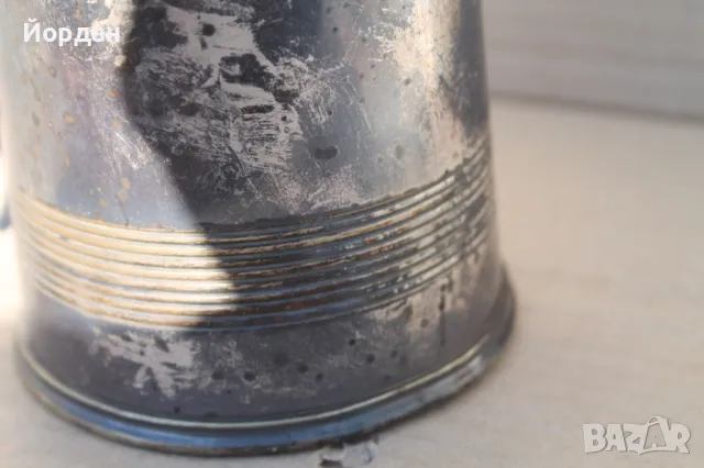 Посребрена халба за бира, снимка 9 - Антикварни и старинни предмети - 48549649