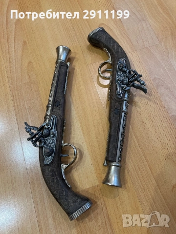 Реплика на кремъклия, комплект от два, снимка 4 - Антикварни и старинни предмети - 53813895