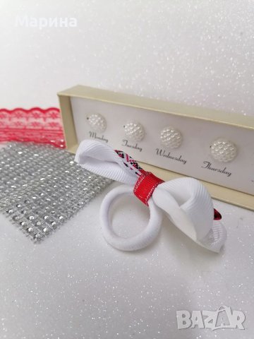 Аксесоар за коса с етно мотиви, снимка 4 - Шноли, диадеми, ленти - 41211636