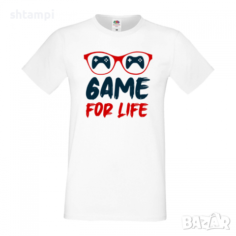 Мъжка тениска Game For Life, снимка 2 - Тениски - 36193154