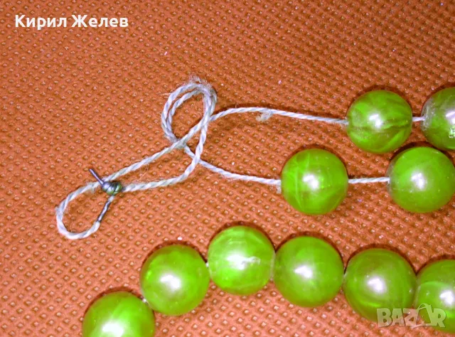 СТАРА МОЛИТВЕНА БРОЕНИЦА от ПРАХОВ / ПРЕСОВАН ТОПЕН КЕХЛИБАР 47313, снимка 7 - Антикварни и старинни предмети - 47282759