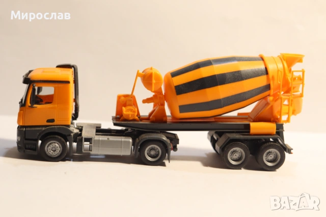 HERPA H0 1/87 MERCEDES ANTOS МИКСЕР БЕТОНОВОЗ МОДЕЛ КАМИОН