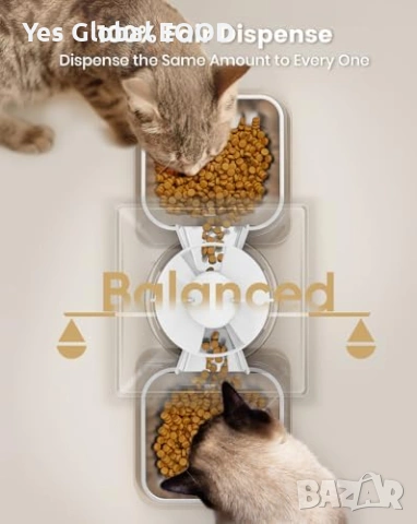 oneisall 5L автоматична хранилка за котка 2 купи, снимка 3 - За котки - 53440549