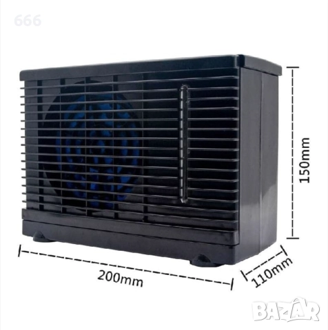 Вентилатор на 12 V / Вентилатор с охладителна функция за автомобил , Air cooler for cars, снимка 3 - Аксесоари и консумативи - 52596552