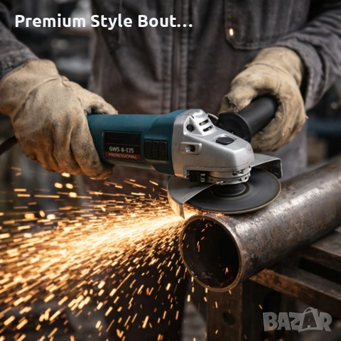 Ъглошлайф на ток Kraftroyal - 125mm бързо и прецизно рязане, снимка 4 - Ъглошлайфи - 53801188