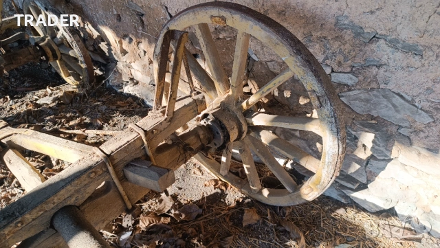 Каруца с метални окове и дървени колела, снимка 4 - Други - 22988072