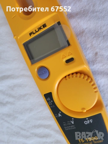 Fluke T5-1000 Тестер за напрежение, съпротивление, проводимост и ток. Цената е крайна!, снимка 2 - Други инструменти - 53615027