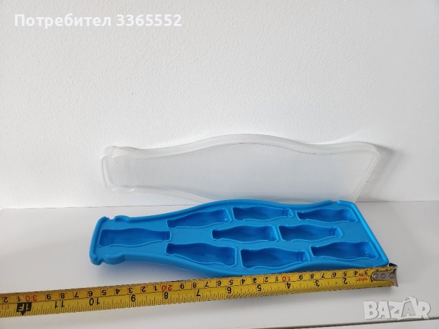 Пластмасова форма за лед с капак бутилки Coca Cola 9 гнезда, снимка 4 - Форми - 44212548