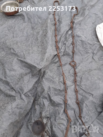 Ковани вериги за огнище 140см., снимка 1