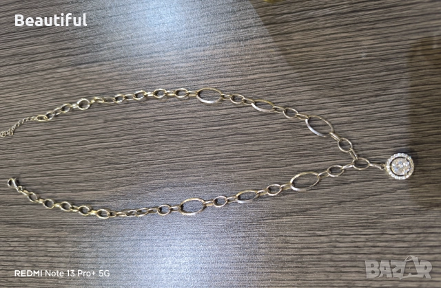 Сребърно колие , снимка 2 - Колиета, медальони, синджири - 52066520