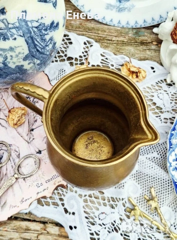 масивна бронзова кана, снимка 4 - Антикварни и старинни предмети - 53173087