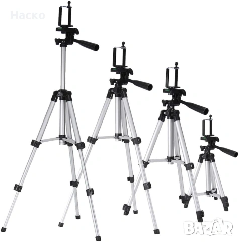 Алуминиев трипод 106 см, Статив за телефони фотоапарати и видеокамери, снимка 4 - Чанти, стативи, аксесоари - 53441717