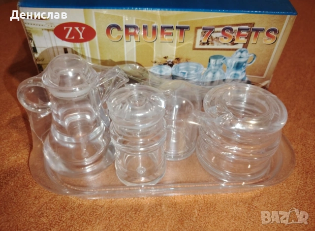 Нови Комплекти от 7 части, снимка 2 - Аксесоари за кухня - 53641500