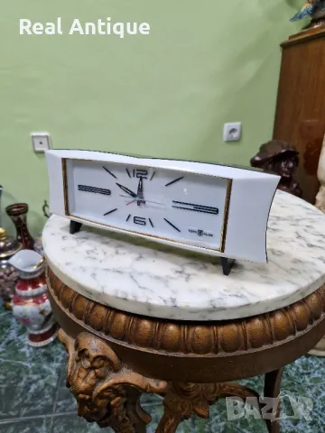 Рядък антикварен колекционерски японски часовник будилник Toyo Clock , снимка 5 - Антикварни и старинни предмети - 49704962