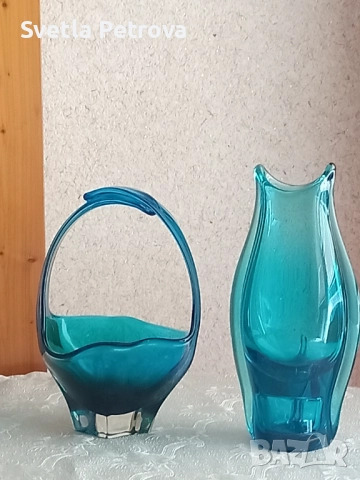 Чешка ваза комплект