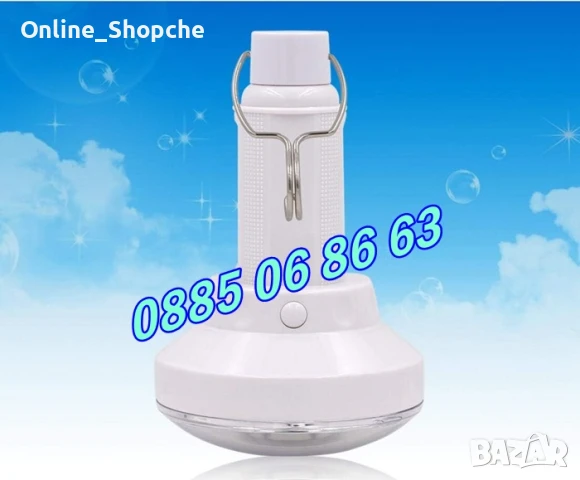 Соларна LED лампа със соларен панел, соларна къмпинг лампа EP-022, снимка 6 - Къмпинг осветление - 50514584