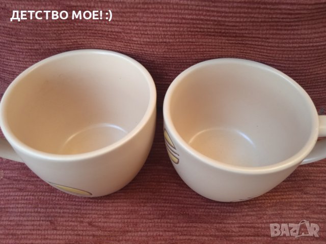 Комплект от две порцеланови чаши за кафе (цената е за двете общо), снимка 3 - Чаши - 41282828