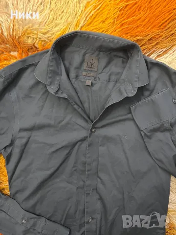 Calvin Klein-оригинална мъжка риза, снимка 4 - Ризи - 49176909