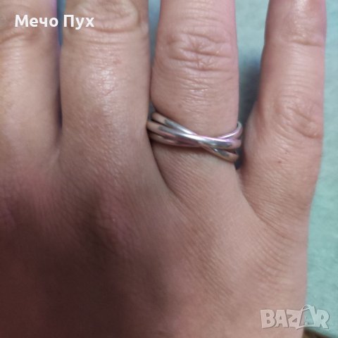 Сребърен пръстен (171), снимка 2 - Пръстени - 41409083