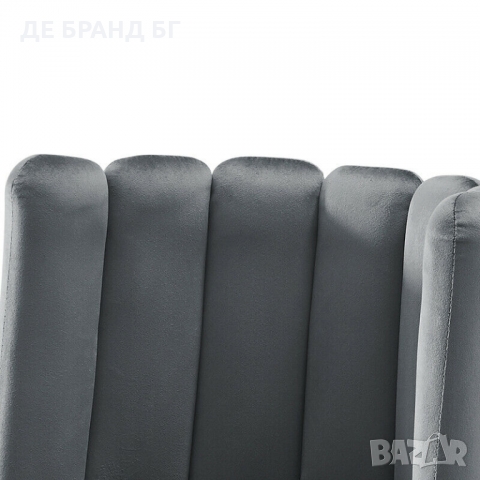 Стол с атрактивен дизайн тип кресло BZSTDC077GY, снимка 7 - Столове - 36065846